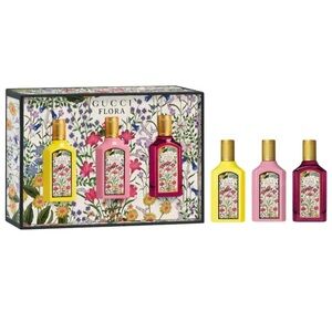 Gucci Flora Gorgeous Orchid, Gardenia & Gardenia Intense Gift Set - .16 oz ea